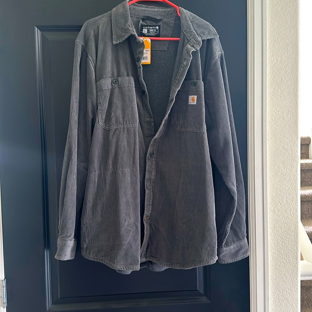 Men’s Carhartt Loose Fit Corduroy Button Down Jacket